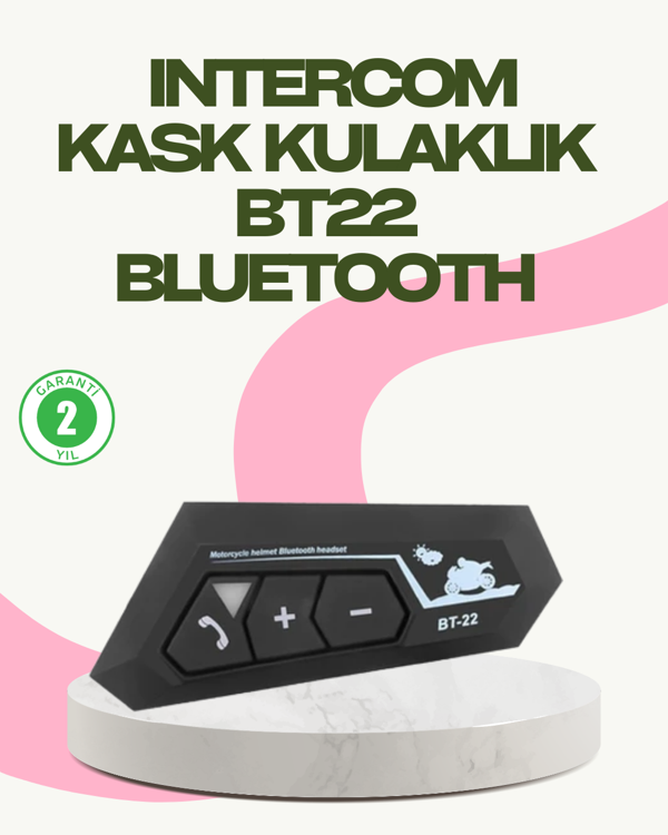 Bluetooth 5.0 EDR Kask Kulaklık Yüksek Ses Kalitesi ve Gürültü Önleme - Image 1