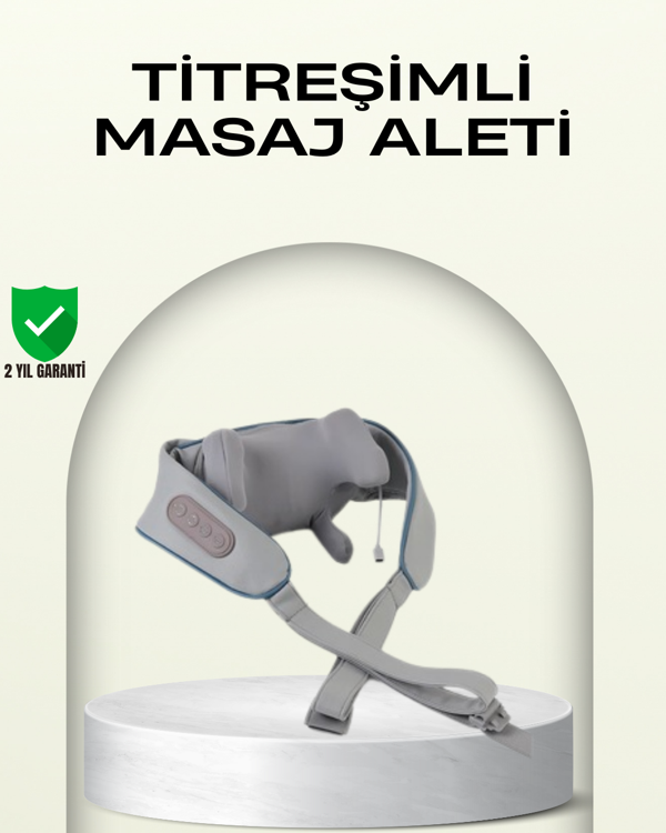 Taşınabilir Şarjlı Boyun Masaj Cihazı | Sessiz ve Güçlü Motor - Image 1