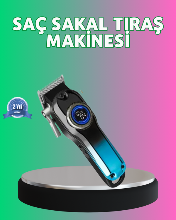 4 Limit Tarağı ve Ayarlanabilir Kesim Uzunluğu Saç Makinesi - Image 1