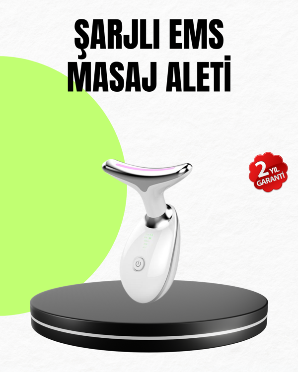 Kırışıklık Önleyici Güzellik Cihazı | Mikro Akım Masaj ve Isı Terapisi - Image 1
