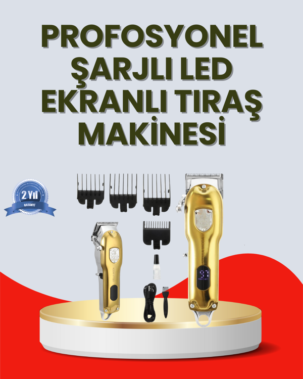 Çok Fonksiyonlu Saç, Sakal ve Vücut İçin Tıraş Makinesi - Image 1