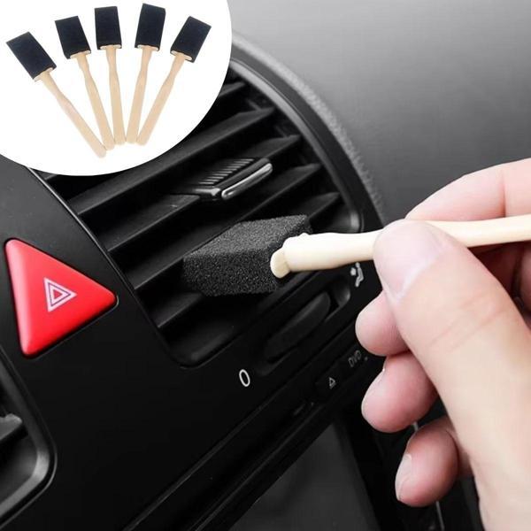 5'li Araba Havalandırma Temizleme Fırçaları Klima Çıkışları,Toz Alma&Otomobil İçi Detaylı Mini Temizlik Aparatları - Image 1