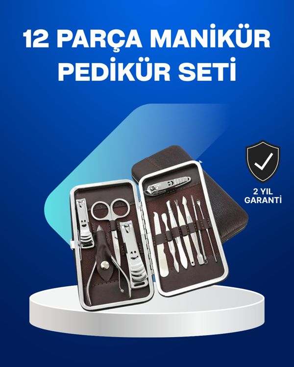 Tüm İhtiyaçlara Uygun Taşınabilir Manikür & Pedikür Seti - Image 1
