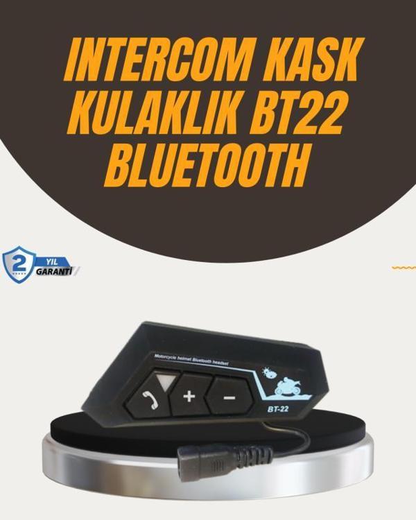 Su Geçirmez BT22 Bluetooth Kask Kulaklığı GPS ve Müzik Uyumlu - Image 1
