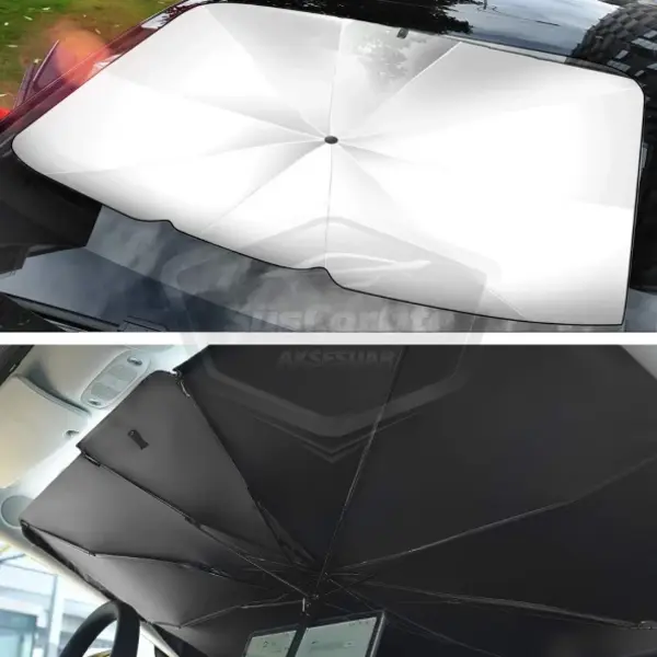 Renault Symbol, Dacia Sandero, Opel Corsa, Ford Ka, Peugeot 208 Uyumlu Oto Şemsiye - Image 1