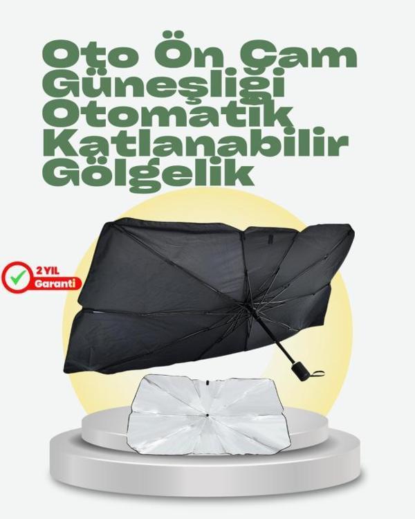 Katlanabilir Oto Güneşlik – Pratik, Dayanıklı, UV Koruyucu Tasarım - Image 1