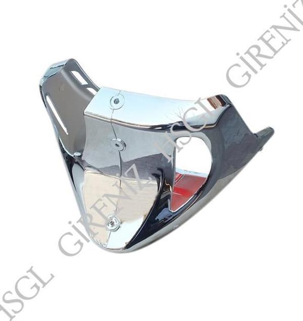HSGL Motosiklet Motor Alt Rüzgarlık Nikel  CG Uyumlu Parlak Metal Görünümlü Alt Koruma Parçası - Image 1