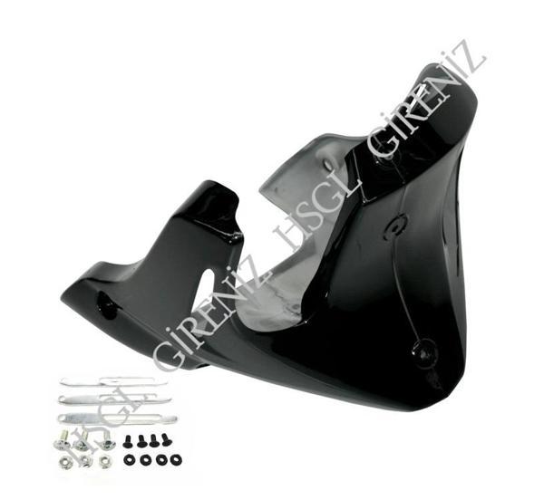 HSGL Motosiklet Motor Alt Rüzgarlık Siyah  CG Uyumlu Dayanıklı Alt Koruma ve Rüzgâr Kesici Parça - Image 1
