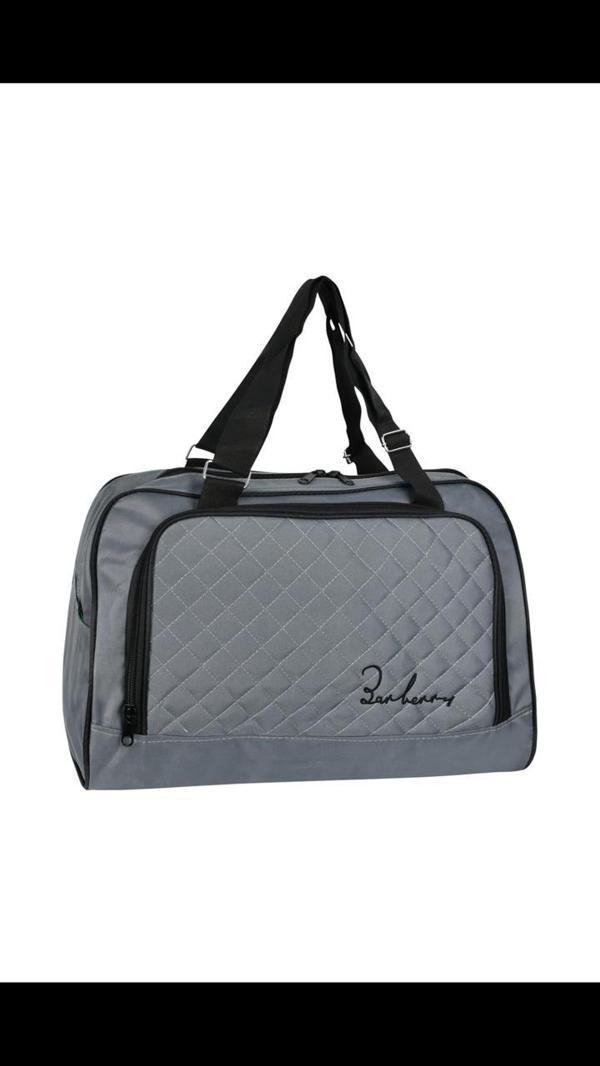 KENPAZAR Askılıklı Spor El Valizi Orta Boy Su Geçirmez El Çantası Grı - Image 1