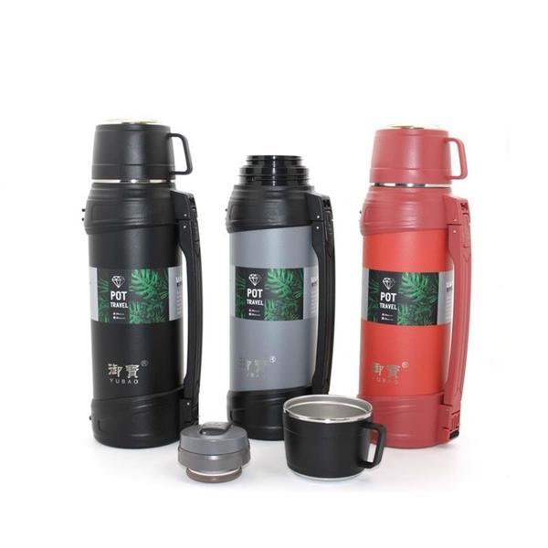 KENPAZAR Paslanmaz Çelik Çift Katmanlı Termos 2.0 Lt - Image 1