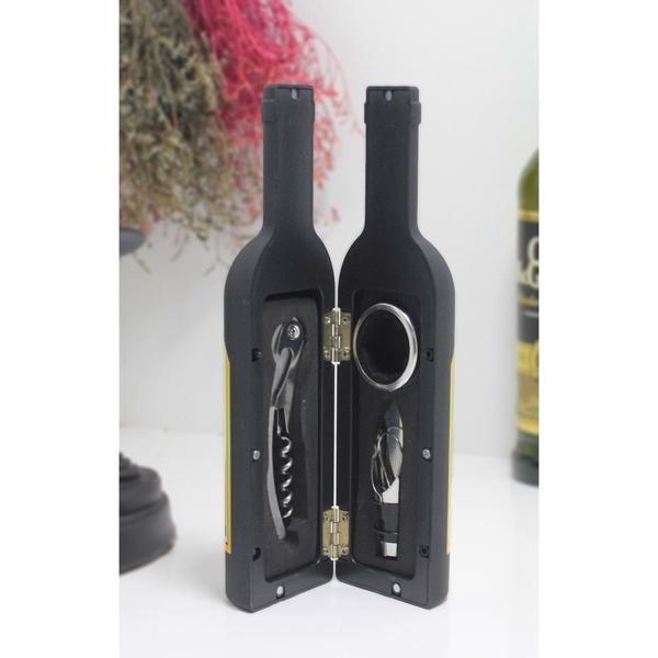 KENPAZAR Şişe Tirbuşon Seti Küçük Siyah - Image 1