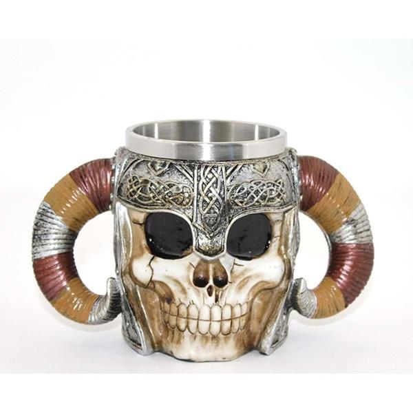 KENPAZAR Paslanmaz Çelik Kurukafa Kupa Bardak - Image 1