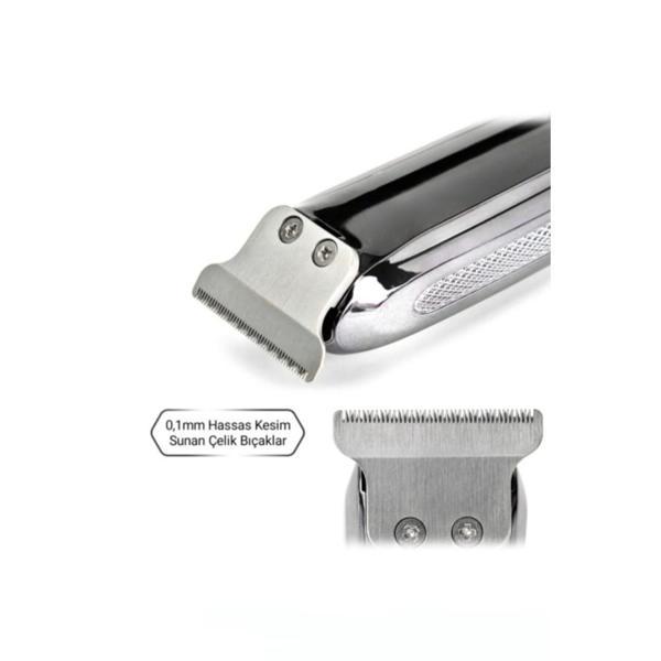 KENPAZAR Şarjlı Traş Makinesi Sakal Ense Vucüt Kılı Tıraş Makinası - Image 1