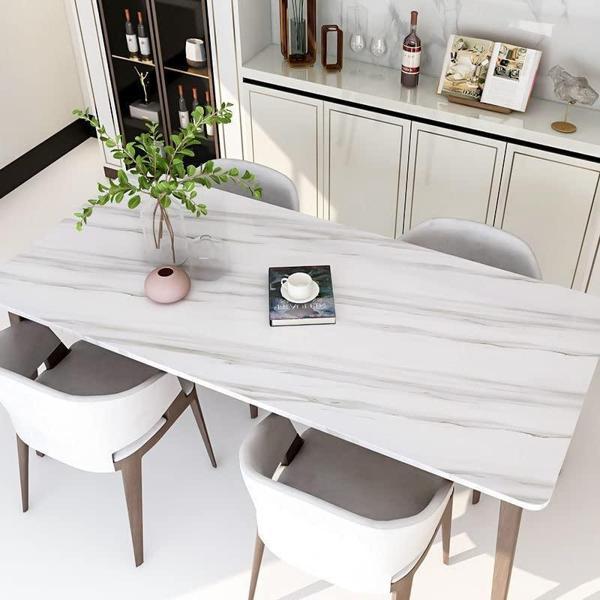 KENPAZAR Açık Mermer Desenli Yapışkanlı Kaplama Kağıdı  Büyük Boy 5 Metre - Image 1