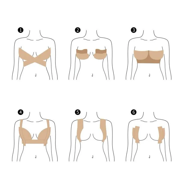 KENPAZAR Göğüs Dikleştirme Bandı S Beden 2.5 Cm. - Image 1