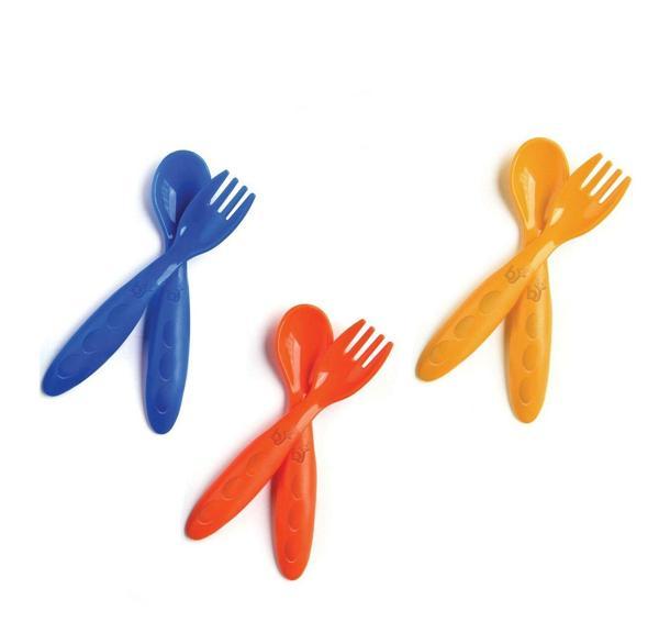 BabyJem Mama Kaşık Çatal Takımı 495 Kırmızı - Image 1