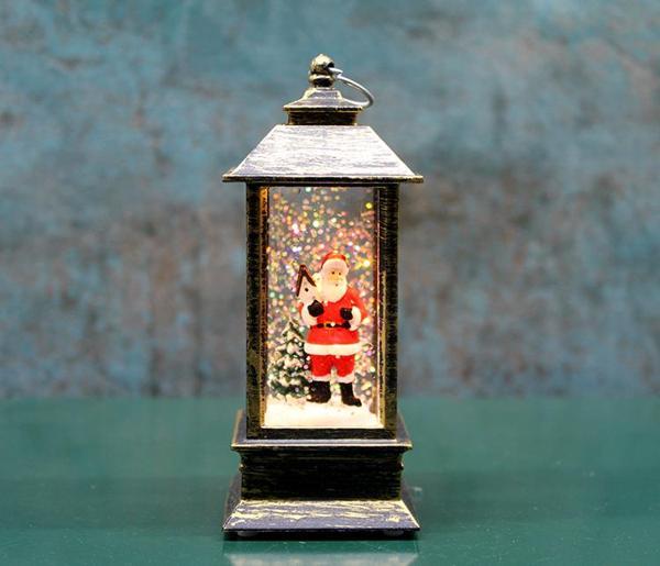 Noel Babalı Işıklı Kar Küresi  - Image 1