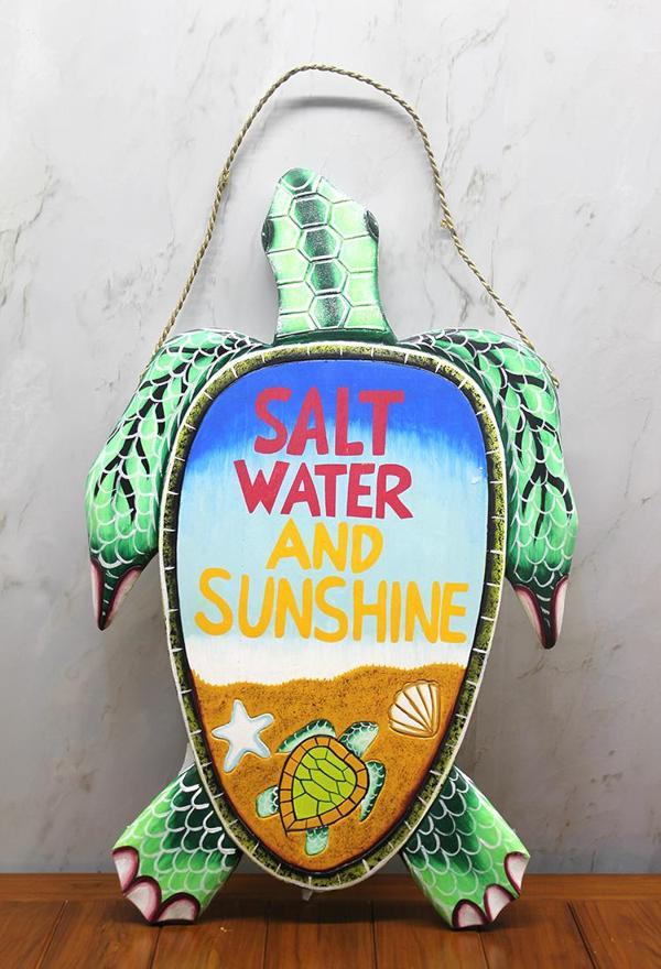 Ahşap Duvara Asmalı Kaplumbağa - Image 1