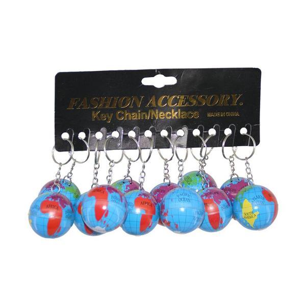 12 ADET DÜNYA ANAHTARLIK (5250) - Image 1