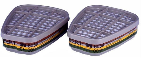 3M 6059 ABEK1 Org. Asit ve Amonyak Buhar Filtresi - Image 1