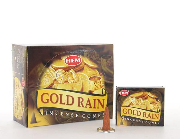 Gold Rain Aromalı Konik Tütsü - Image 1