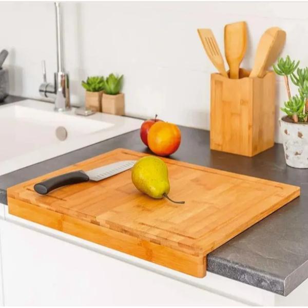 Ahşap Tezgah Üstü Kesme Tahtası Küçük Boy - Image 1