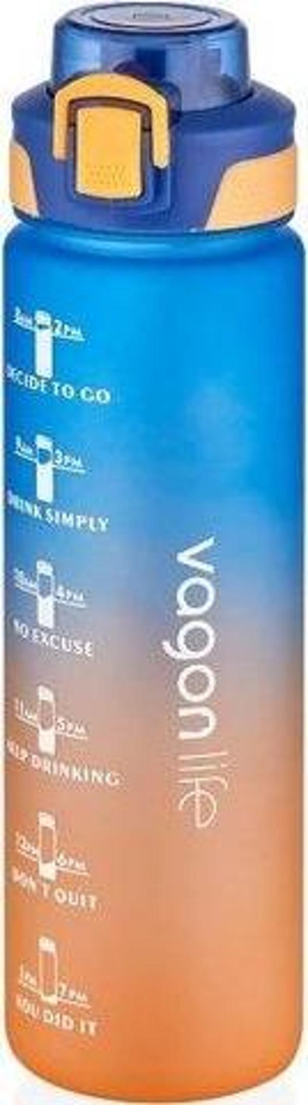 Vagon Motivasyon Matara 2310 Lacivert-Turuncu 1000 ml - Image 1