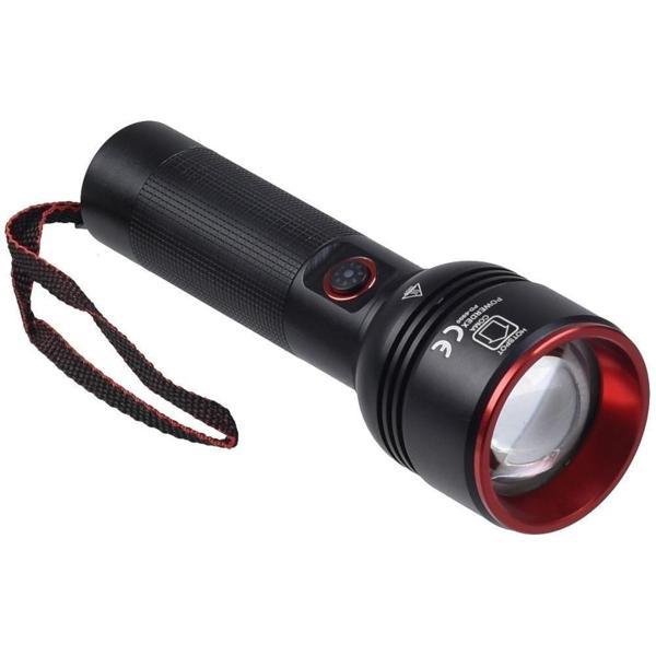 Ennalbur Powerdeks PD-6900 2000 Lümen Zoomlu Şarjlı El Feneri - Image 1