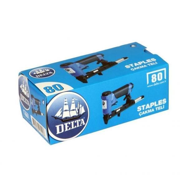 Delta 80/12 Çakma Zımba Teli 3000 Adet Kutu - Image 1