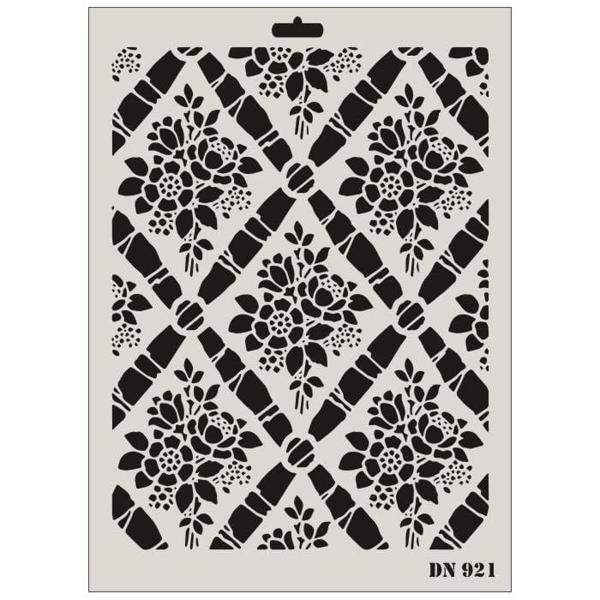 Rich Dantel Seri DN-921 Stencil 35x25 cm - Image 1