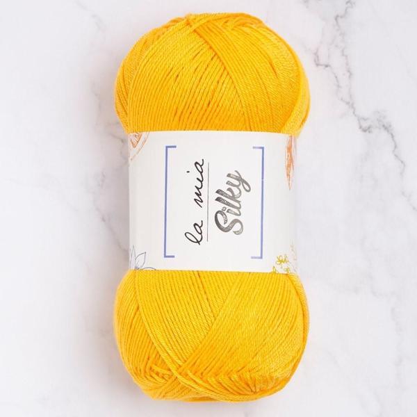 La Mia Silky Hardal Sarı El Örgü İpi - L003 - 33673 - Image 1