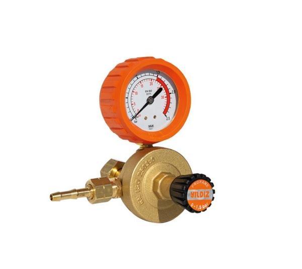 Ennalbur Yıldız 5120 Basınç Düsürücü Propan (Lpg) Manometreli - Image 1