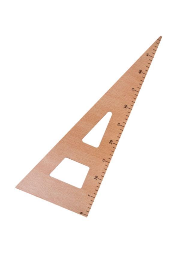 Üçgen Riga Cetvel 45 cm - Image 1