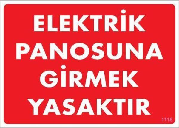 Elektrik Panosu Levhası 25x35 KOD:1118 - Image 1