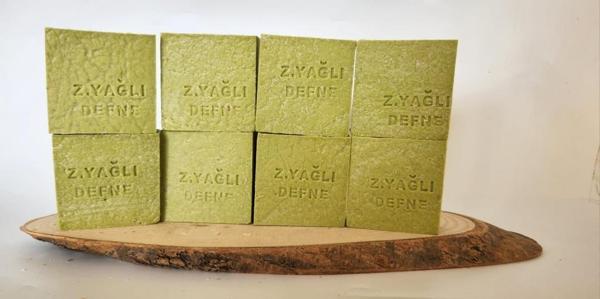 Doğal Üretim Sabunu Zeytinyağlı Defne 8'li Set - Image 1