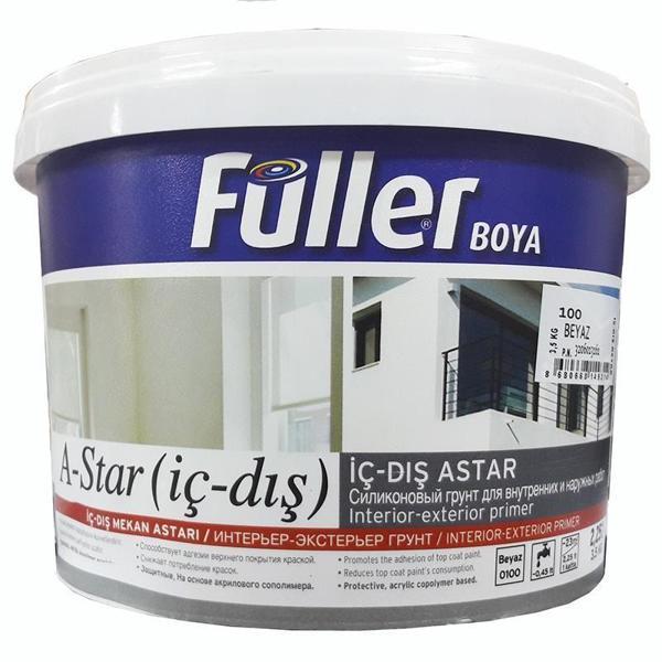 Füller A-Star İç Dış Cephe Astar 3,5 Kg Beyaz - Image 1