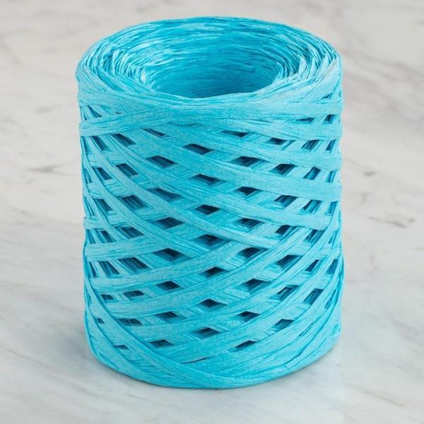 Loren Natural Raffia 90 gr Turkuaz Kağıt İp - 20 - Image 1