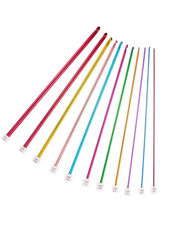 Örgü Tığ Metalize 35 cm  5 Numara - Image 1