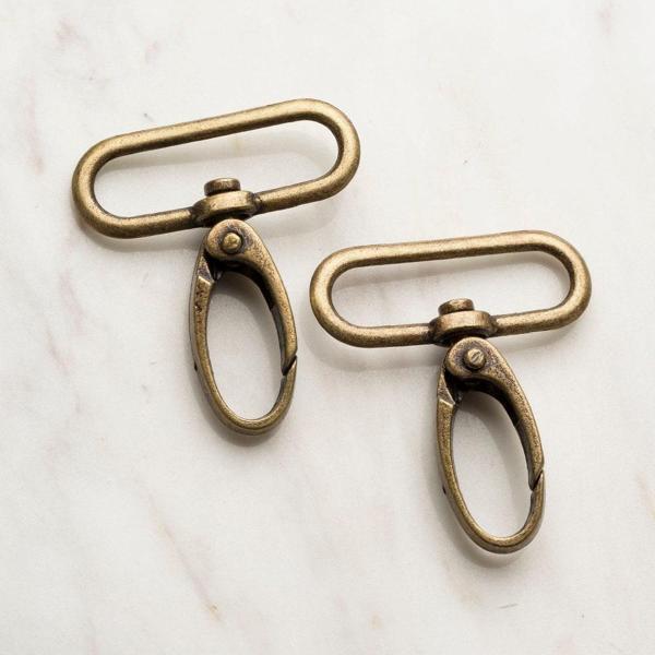 Loren 3 cm 2 li Makrome Koyu Altın Rengi Anahtarlı - Image 1