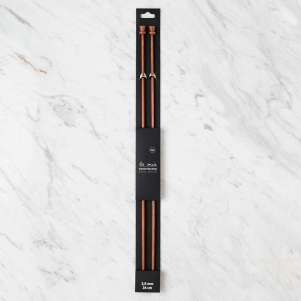 La Mia Rosewood 3.5 mm 36 cm Ahşap Örgü Şişi - Image 1