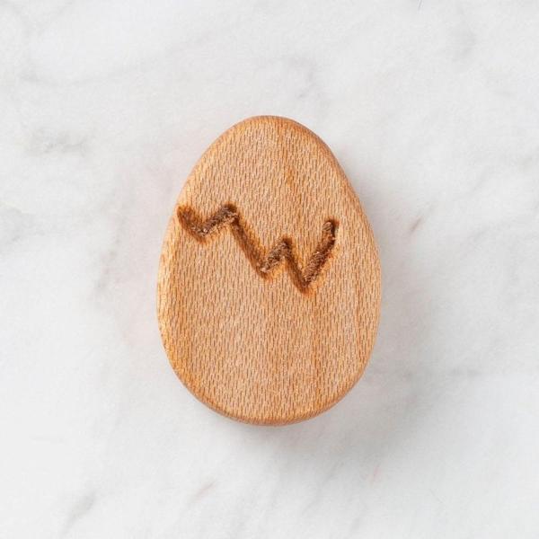 Hobi Baby Yumurta Figürlü Organik Ahşap Boncuk - F - Image 1