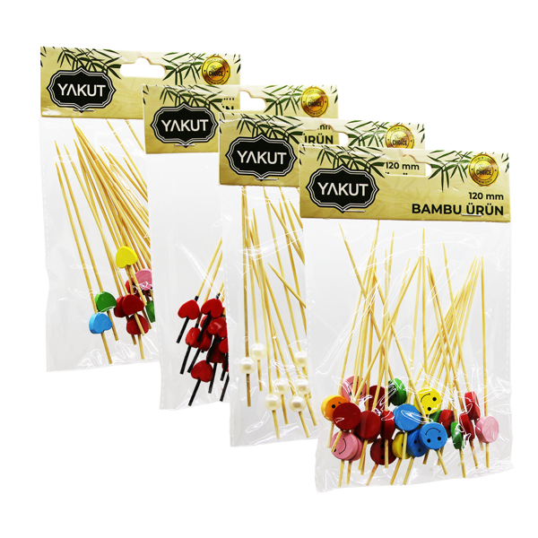 20 PARÇA BAMBU KOKTEYL KÜRDAN 120MM (5250) - Image 1