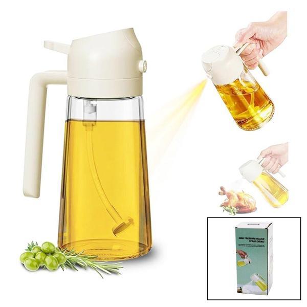 YAĞDANLIK  2IN1 - SPREYLİ - AKITMALI   KİLİTLİ KAPAKLI - SÜRAHİ MODELİ (5250) - Image 1