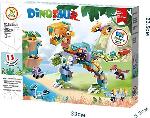 Kızılkaya Oyuncak Lego Dinazor 405 Parça KZL-SM195C - Image 1