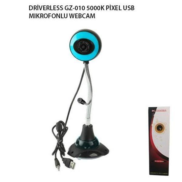 DRİVERLESS GZ-010 5000K PİXEL USB MIKROFONLU WEBCAM - Image 1