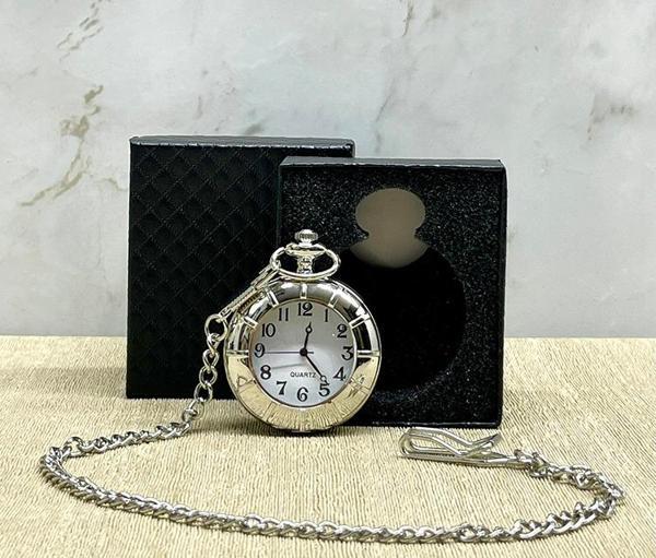 Özel Kutulu Gümüş Köstekli Saat - Image 1