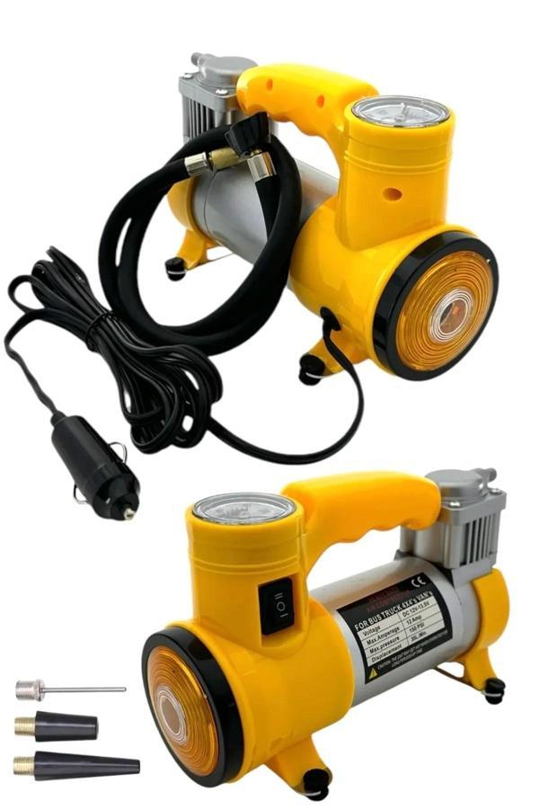 Elektrikli Araba Lastik Şişirme / 150 PSI - 12V / Taşınabilir Metal Hava Kompresörü (5250) - Image 1