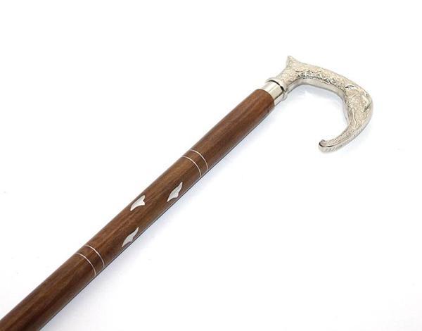 Fil Başlıklı Pirinç Baston  - Image 1