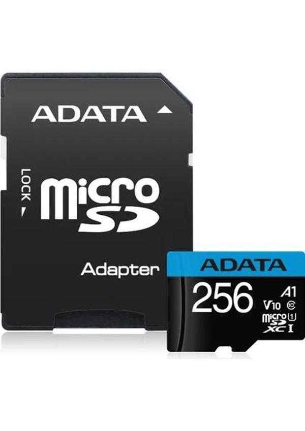 ADATA 256GB PREMIER MICROSDXC UHS-I CLASS10 V10 AUSDX256GUICL10A1-RA1 - Image 1