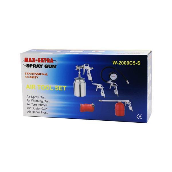 HAVA BASMA ALET SETİ 4TABANCA BOYA PÜSKÜRTME- YIKAMA- ŞİŞİRME- TEMİZLEME-KURUTMA (5250) - Image 1